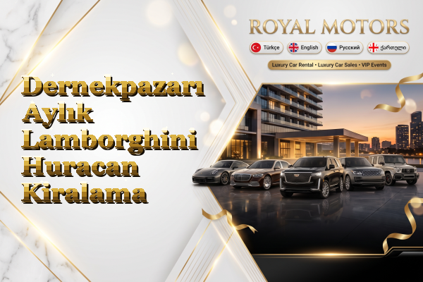 Dernekpazarı Aylık Lamborghini Huracan Kiralama