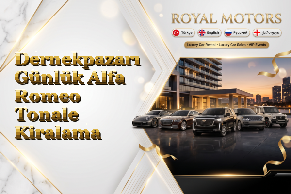 Dernekpazarı Günlük Alfa Romeo Tonale Kiralama