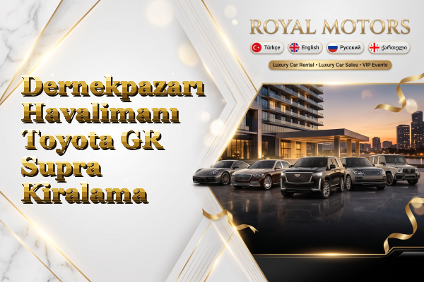 Dernekpazarı Havalimanı Toyota GR Supra Kiralama