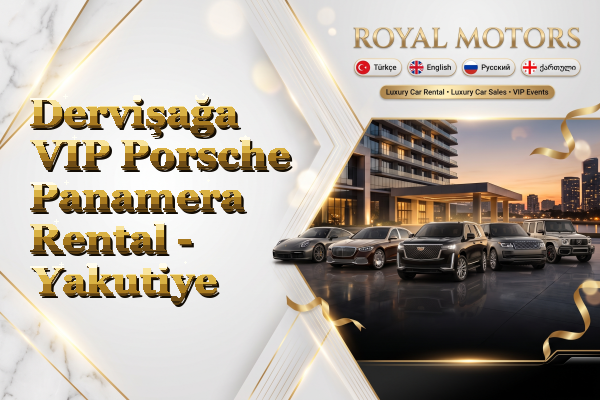 Dervişağa VIP Porsche Panamera Rental - Yakutiye