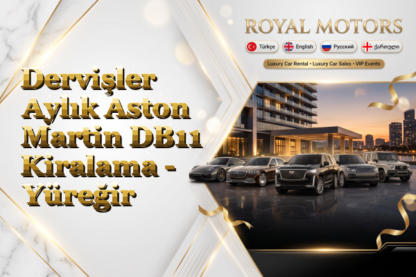 Dervişler Aylık Aston Martin DB11 Kiralama - Yüreğir