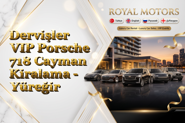 Dervişler VIP Porsche 718 Cayman Kiralama - Yüreğir