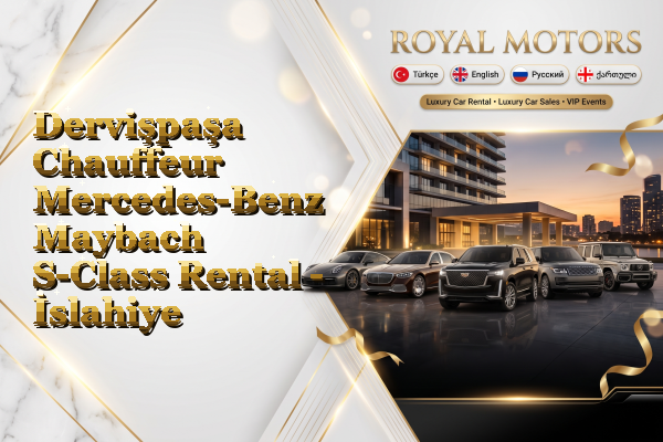 Dervişpaşa Chauffeur Mercedes-Benz Maybach S-Class Rental - İslahiye
