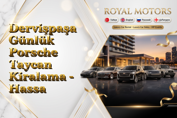 Dervişpaşa Günlük Porsche Taycan Kiralama - Hassa