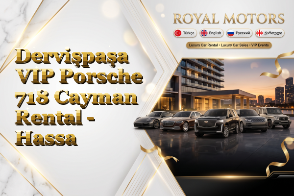 Dervişpaşa VIP Porsche 718 Cayman Rental - Hassa