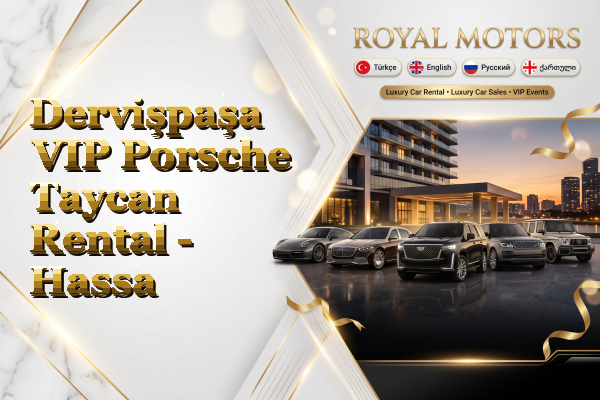 Dervişpaşa VIP Porsche Taycan Rental - Hassa