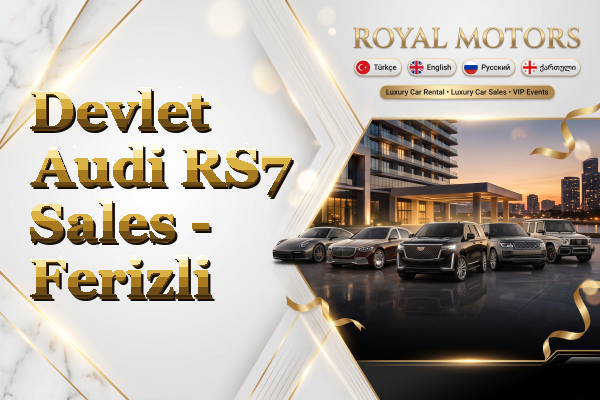 Devlet Audi RS7 Sales - Ferizli