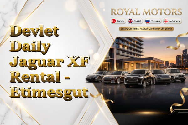 Devlet Daily Jaguar XF Rental - Etimesgut