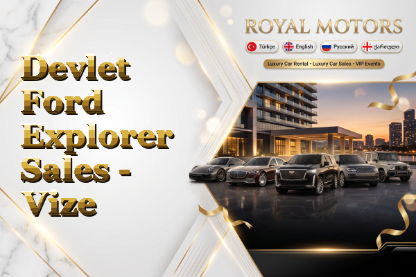 Devlet Ford Explorer Sales - Vize