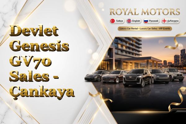 Devlet Genesis GV70 Sales - Çankaya