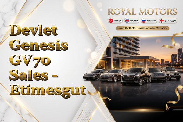 Devlet Genesis GV70 Sales - Etimesgut