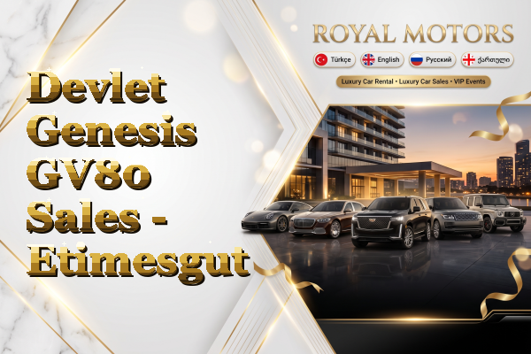 Devlet Genesis GV80 Sales - Etimesgut