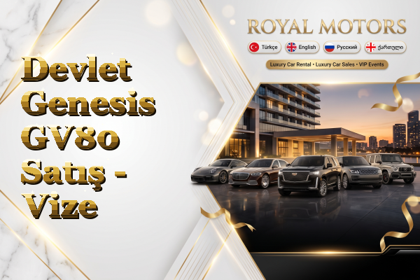 Devlet Genesis GV80 Satış - Vize