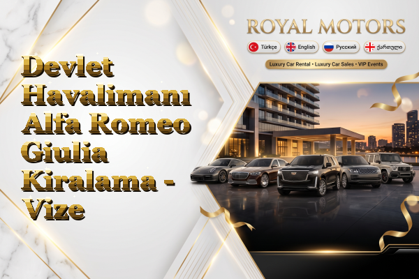 Devlet Havalimanı Alfa Romeo Giulia Kiralama - Vize