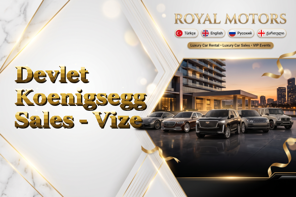 Devlet Koenigsegg Sales - Vize
