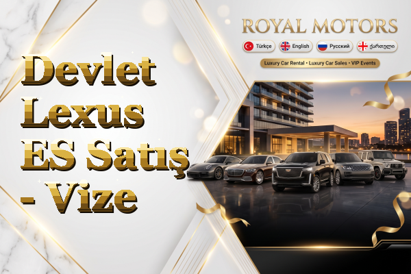 Devlet Lexus ES Satış - Vize