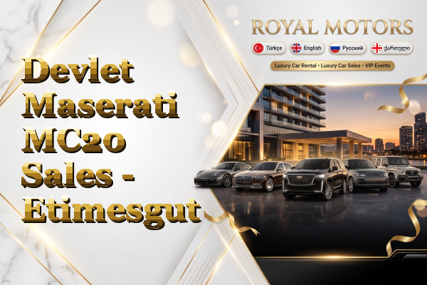 Devlet Maserati MC20 Sales - Etimesgut