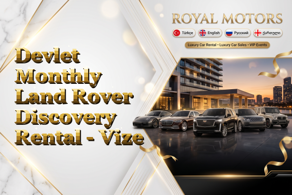 Devlet Monthly Land Rover Discovery Rental - Vize