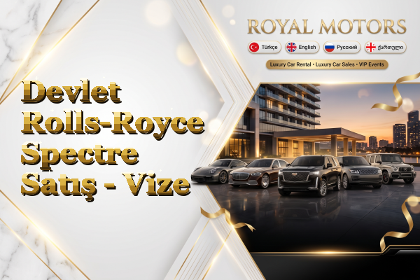Devlet Rolls-Royce Spectre Satış - Vize