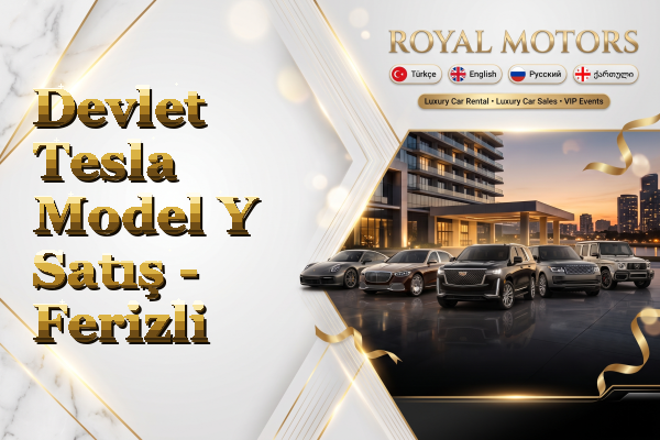 Devlet Tesla Model Y Satış - Ferizli