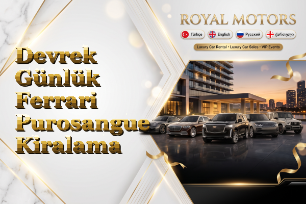 Devrek Günlük Ferrari Purosangue Kiralama