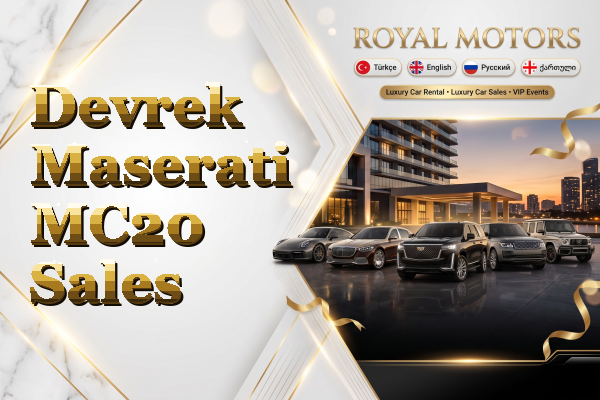 Devrek Maserati MC20 Sales