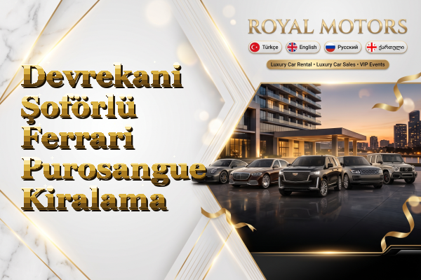 Devrekani Şoförlü Ferrari Purosangue Kiralama