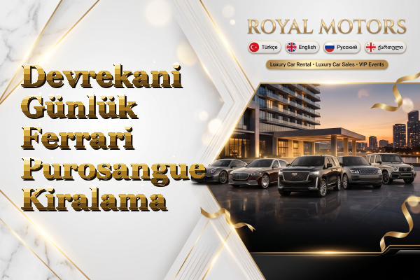Devrekani Günlük Ferrari Purosangue Kiralama