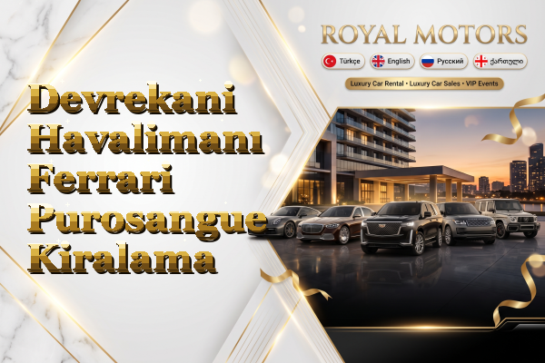 Devrekani Havalimanı Ferrari Purosangue Kiralama