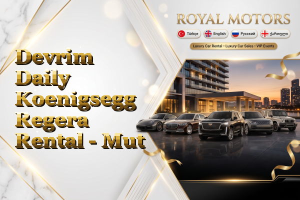 Devrim Daily Koenigsegg Regera Rental - Mut