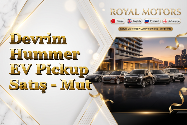 Devrim Hummer EV Pickup Satış - Mut