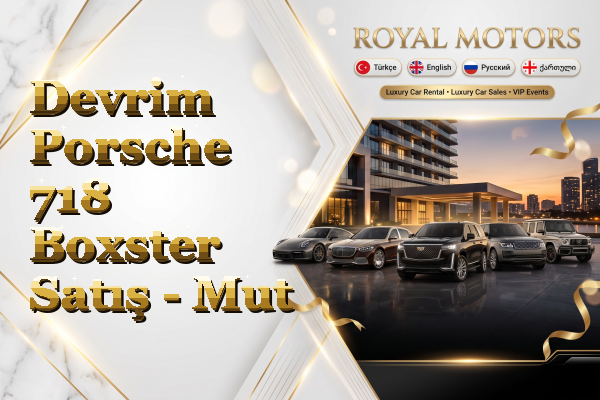 Devrim Porsche 718 Boxster Satış - Mut