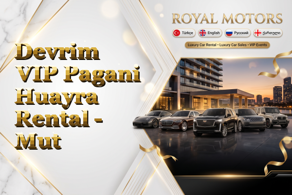 Devrim VIP Pagani Huayra Rental - Mut