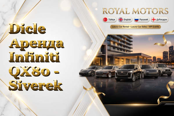 Dicle Аренда Infiniti QX80 - Siverek