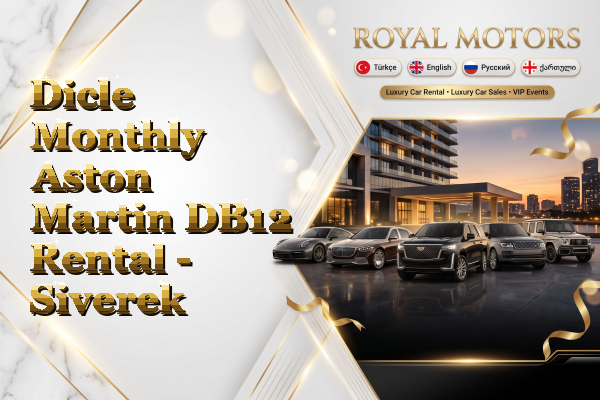 Dicle Monthly Aston Martin DB12 Rental - Siverek