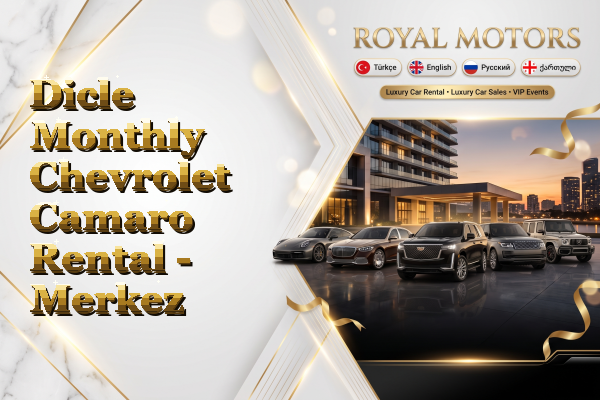 Dicle Monthly Chevrolet Camaro Rental - Merkez