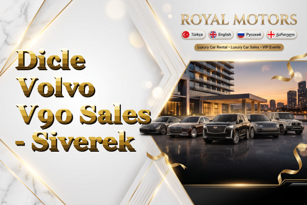 Dicle Volvo V90 Sales - Siverek