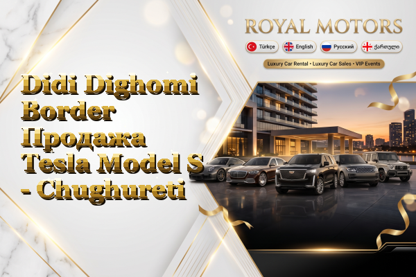 Didi Dighomi Border Продажа Tesla Model S - Chughureti