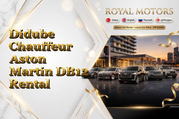 Didube Chauffeur Aston Martin DB12 Rental