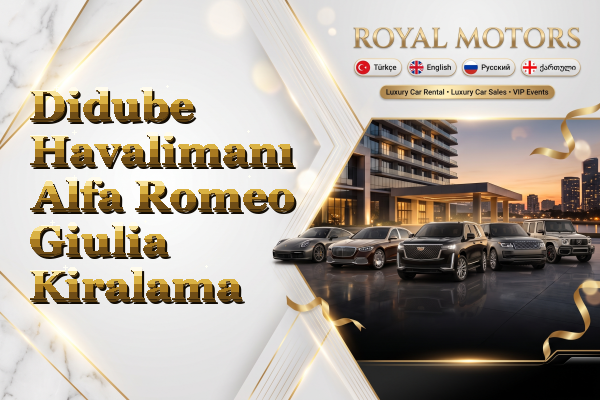 Didube Havalimanı Alfa Romeo Giulia Kiralama