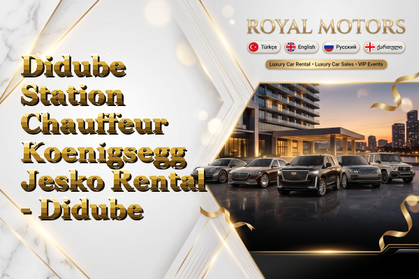 Didube Station Chauffeur Koenigsegg Jesko Rental - Didube