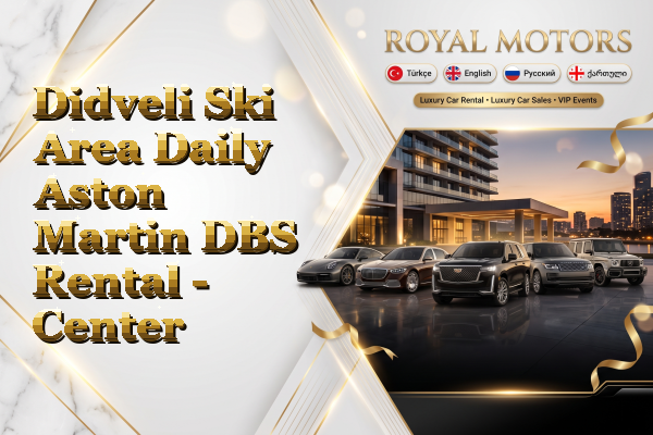 Didveli Ski Area Daily Aston Martin DBS Rental - Center