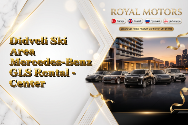 Didveli Ski Area Mercedes-Benz GLS Rental - Center