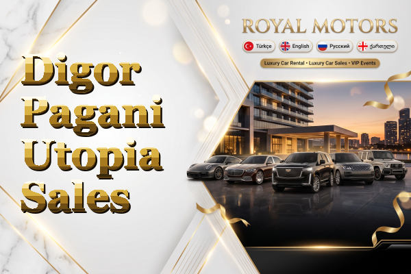 Digor Pagani Utopia Sales