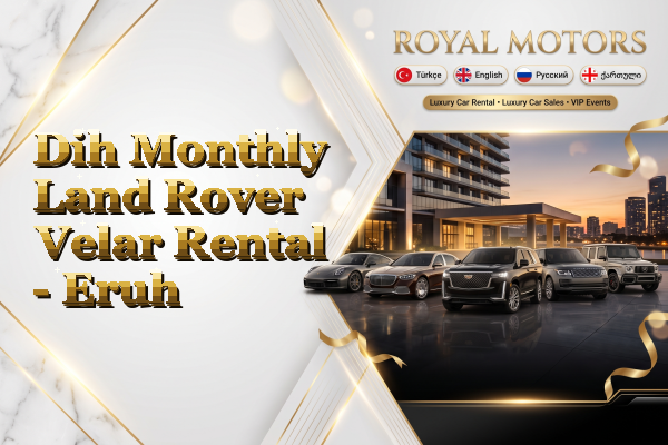 Dih Monthly Land Rover Velar Rental - Eruh