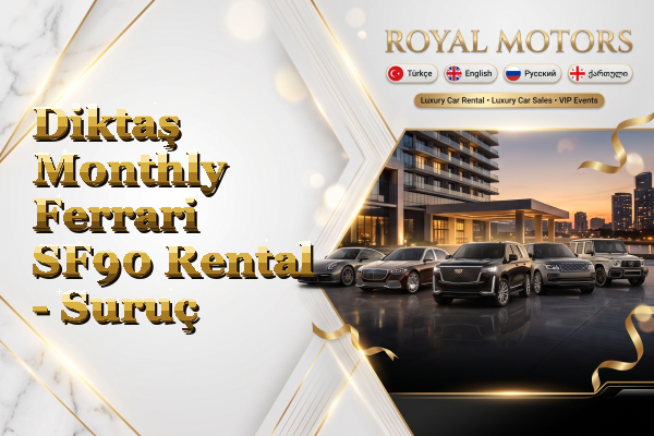 Diktaş Monthly Ferrari SF90 Rental - Suruç