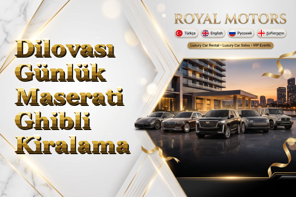 Dilovası Günlük Maserati Ghibli Kiralama
