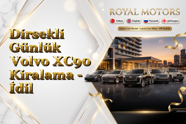 Dirsekli Günlük Volvo XC90 Kiralama - İdil