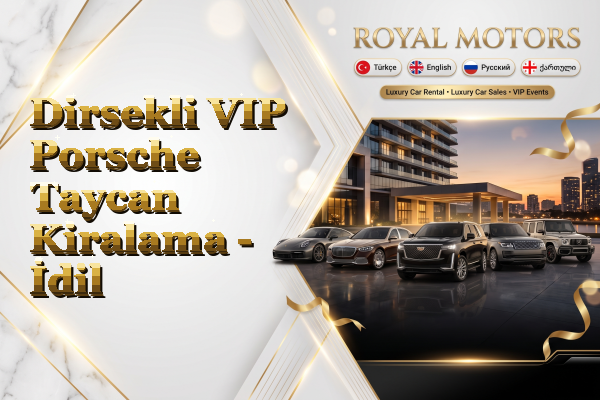 Dirsekli VIP Porsche Taycan Kiralama - İdil