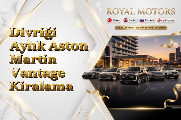 Divriği Aylık Aston Martin Vantage Kiralama